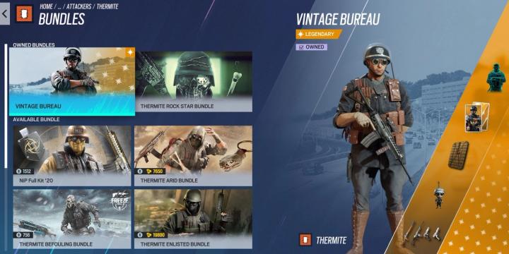 Thermite Rainbow Six Siege bundles