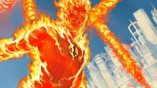 The Human Torch in Marvel's Fantastic Four