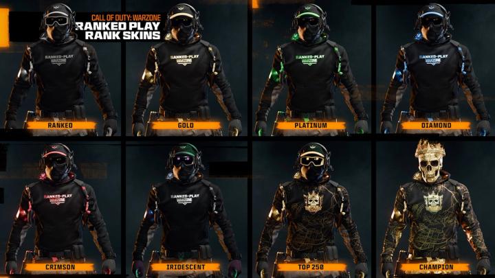 Warzone Ranked Play CDL operator skins