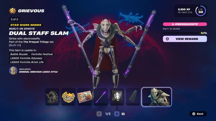 fortnite grievous