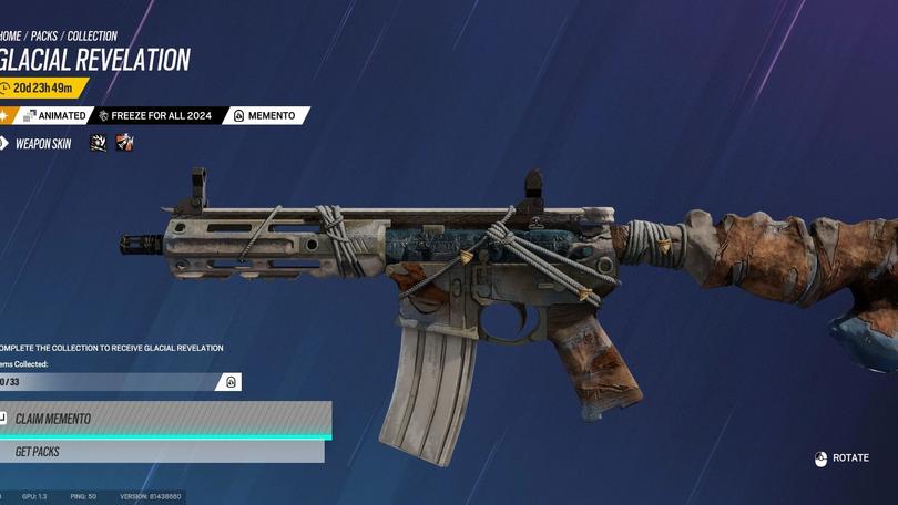 Freeze For All Memento weapon skin