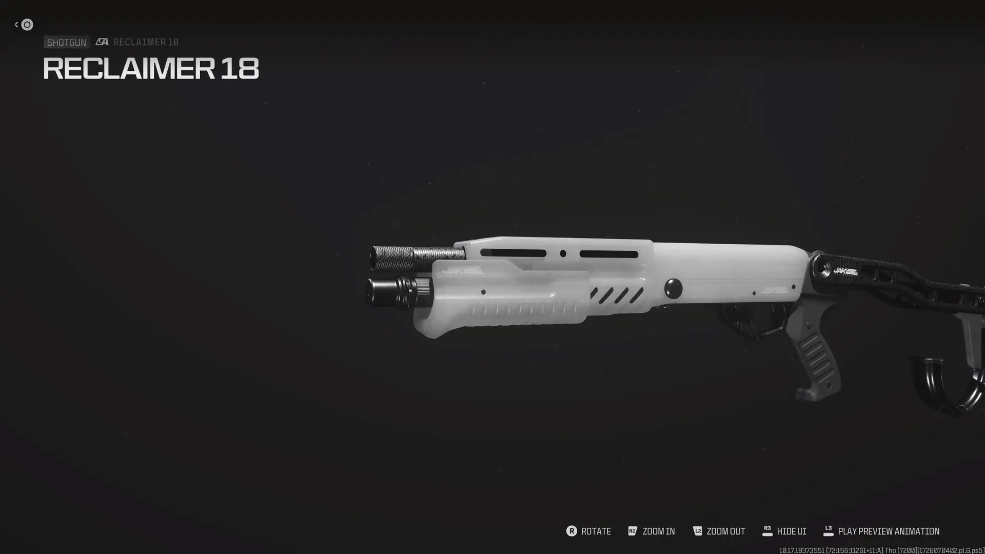 Reclaimer 18 shotgun 