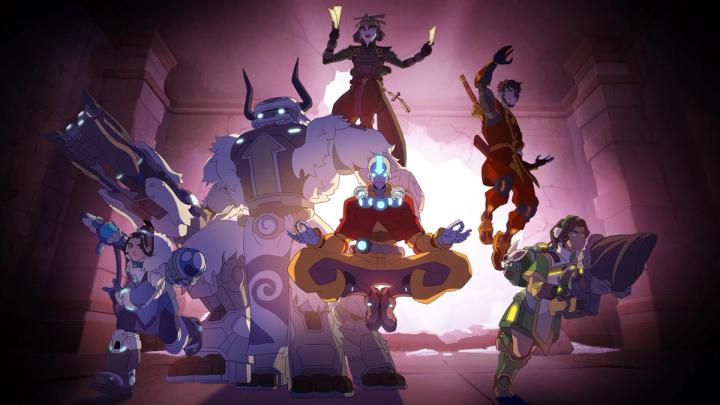 Overwatch 2 Avatar The Last Airbender key art animated version