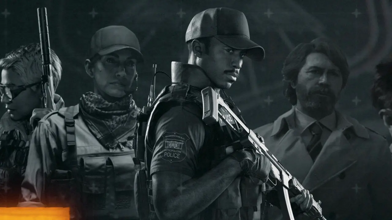 Artwork with some of the Black Ops 6 campaign characters