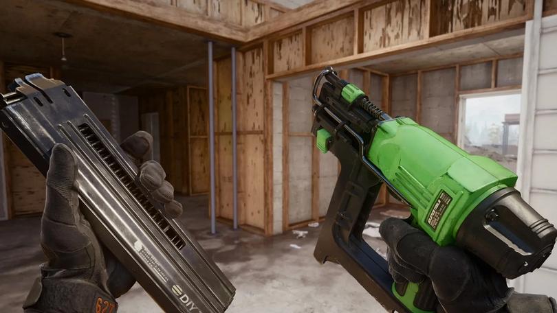 Reloading the Nail Gun in Warzone Verdansk