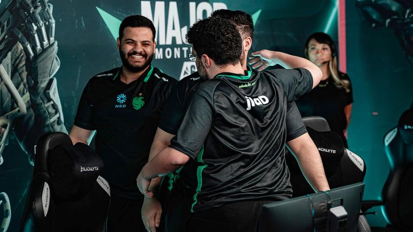 Team Falcons at the BLAST R6 Major Montreal
