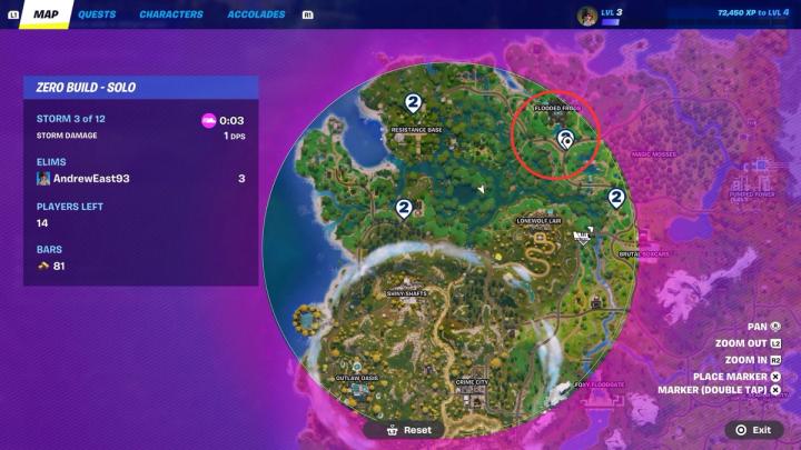 Fortnite tie fighter location