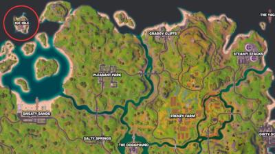 A Fortnite map screenshot