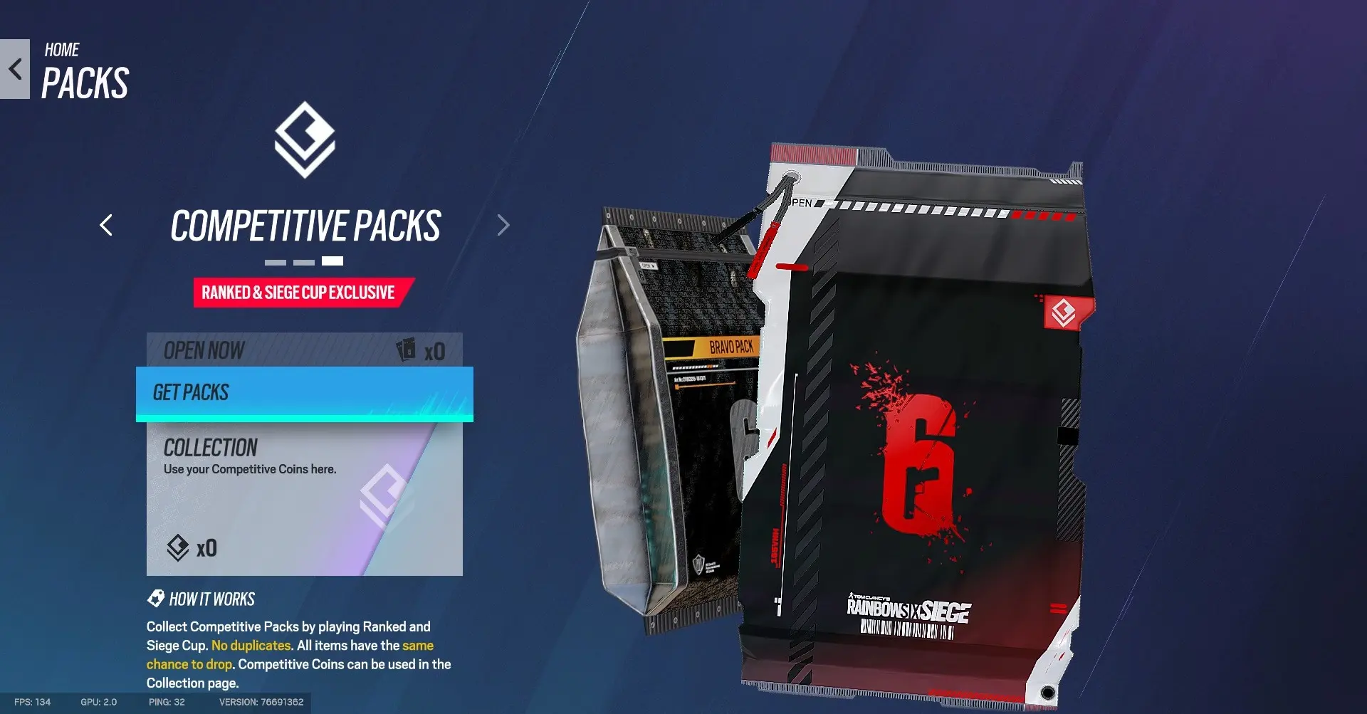 Competitive Packs Siege