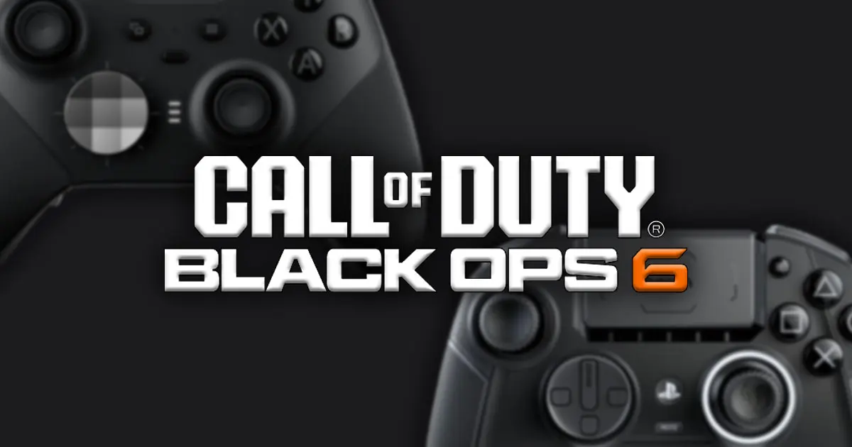 Controllers with the Black Ops 6 logo