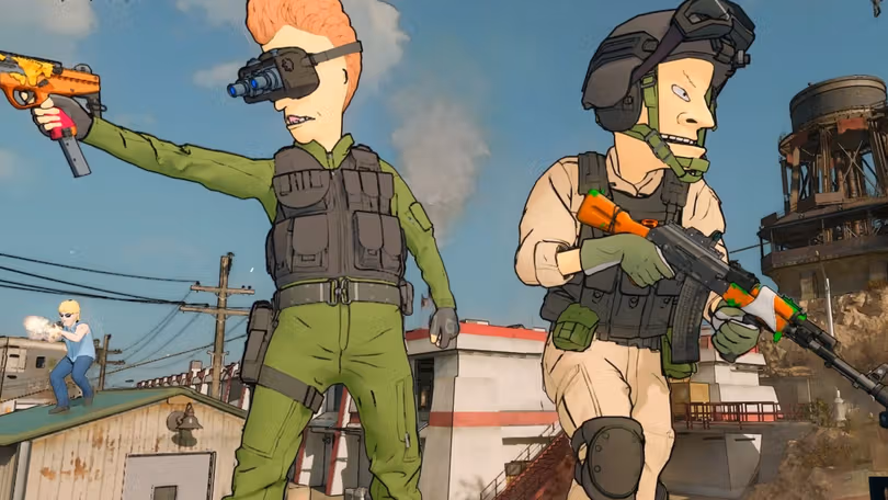 Beavis and Butt-Head in Black Ops 6 and Warzone