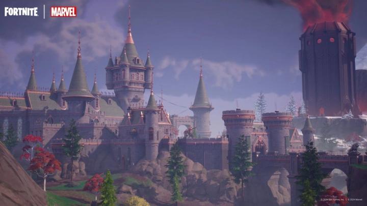 The Doom Castle POI in Fortnite Chapter 5 Season 4