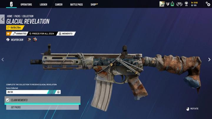 Freeze For All memento weapon skin