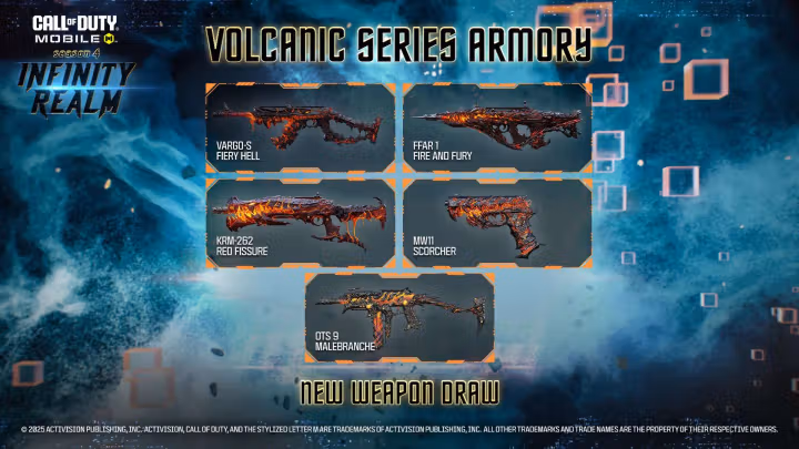 Volcanic Series Armory Draw - COD Mobile