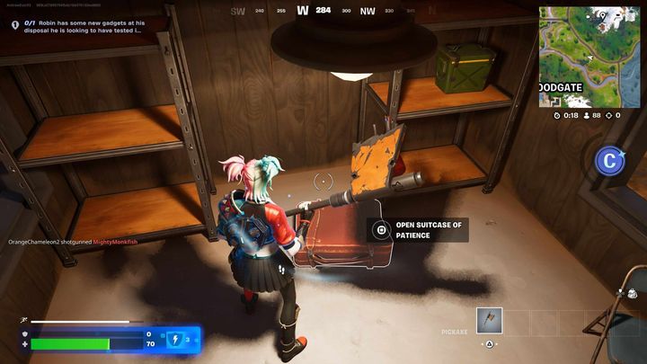 the suitcase of patience in fortnite