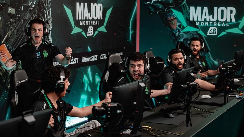 Team Falcons at BLAST R6 Major Montreal