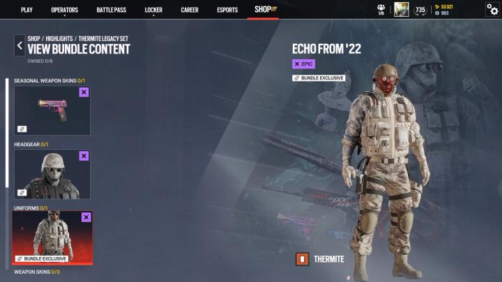 Echo From 22 uniform