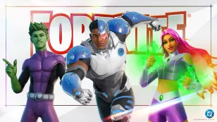 The Teen Titans in Fortnite