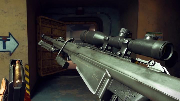 Inspecting the AMR Mod 4 sniper rifle Black Ops 6 Warzone