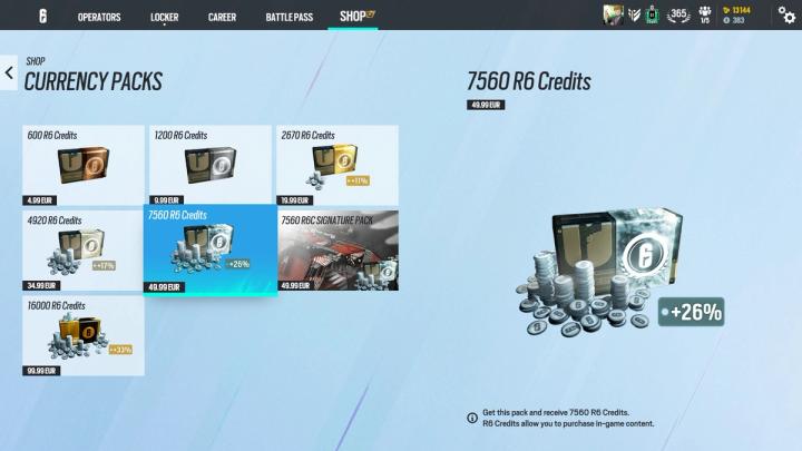 Rainbow Six Siege Credits