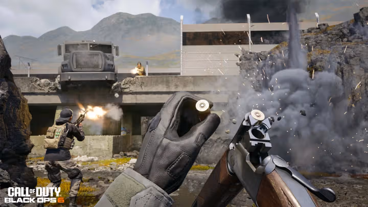 Black Ops 6 Warzone Season 4 Olympia reloading