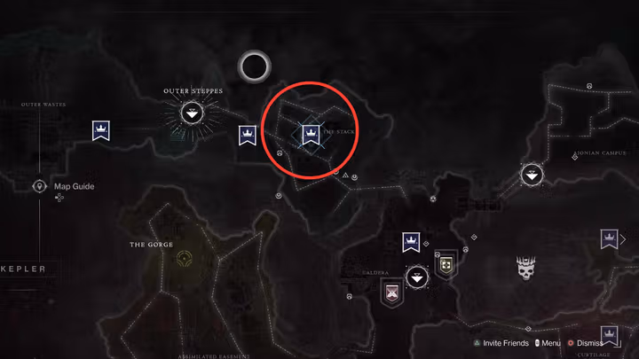 Destiny 2 map