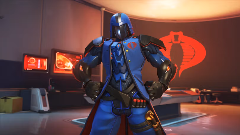 Overwatch 2 Cobra Commander Reaper skin