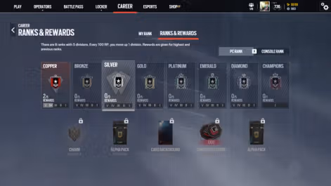 Siege X Rank Rewards