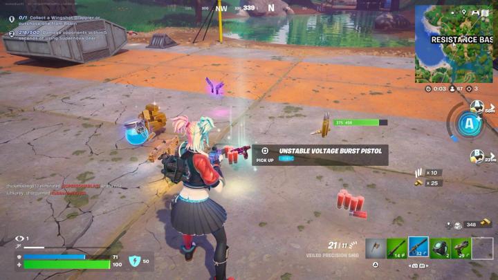 harley quinn unstable exotic weapons fortnite
