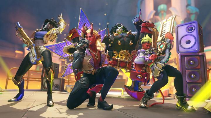 Overwatch 2 Season 16 Demon Band Group skins