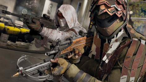 Black Ops 6 operators with a crossbow