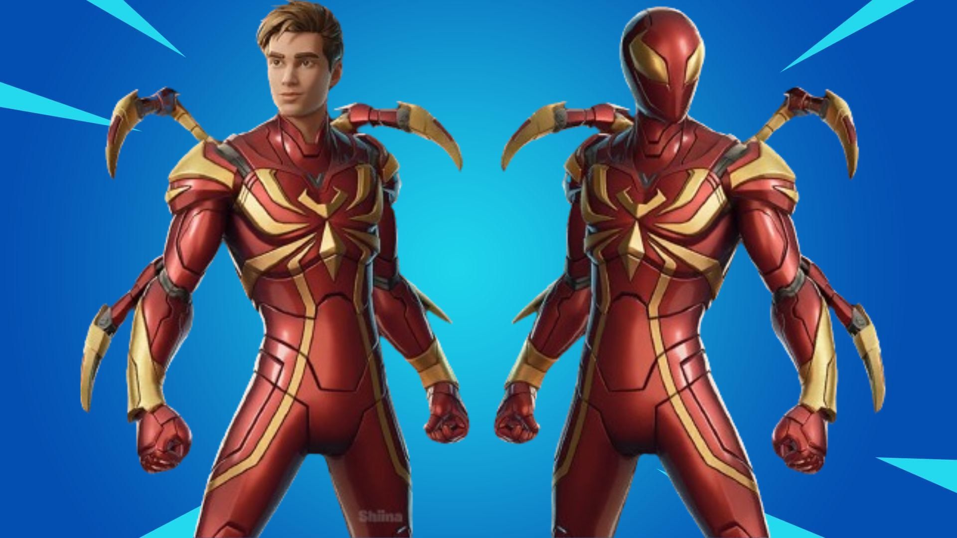 The Iron Spider suit in Fortnite