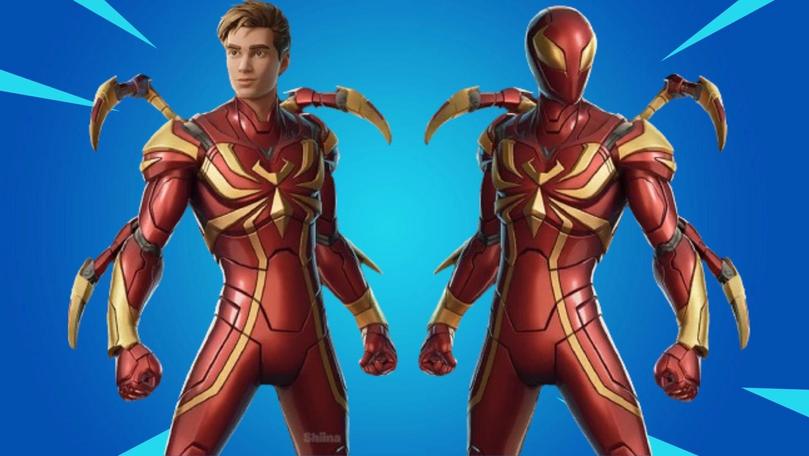 The Iron Spider suit in Fortnite
