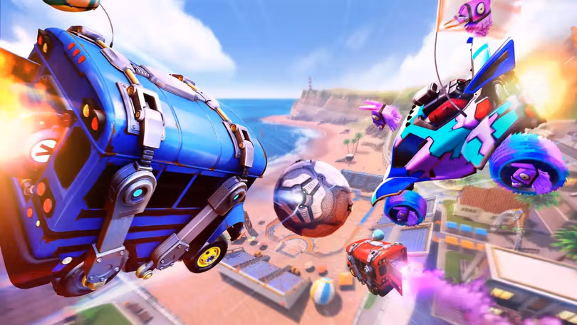 The Battle Bus from Fortnite