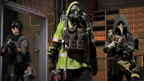 a group of XDefiant soldiers are standing next to each other in a room in a video game .osi