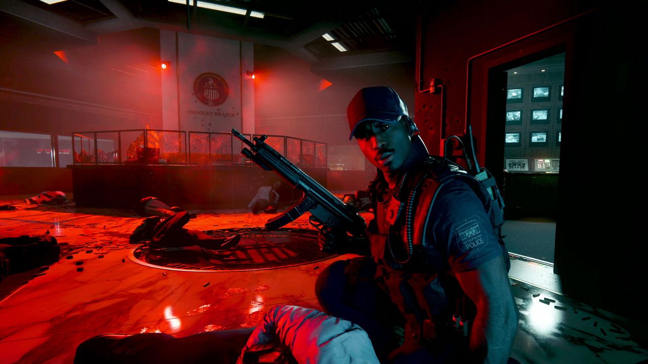 Troy Marshall from the Black Ops 6 campaign holding an MP5