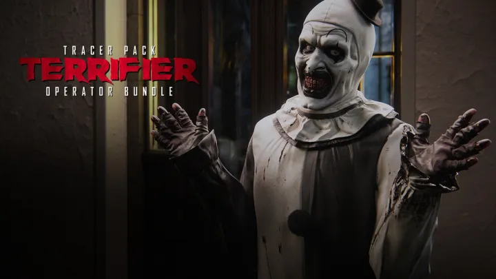 Terrifier operator bundle key art for MW3 and Warzone