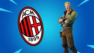 The AC Milan logo next to Jonesy