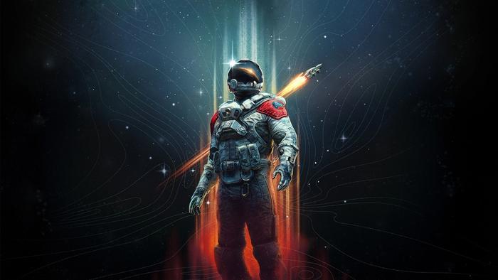 an image of a spacefarer in Starfield