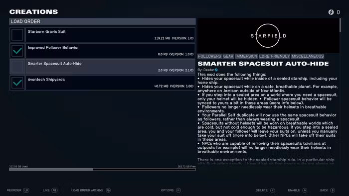 a screenshot of a video game called starfield .