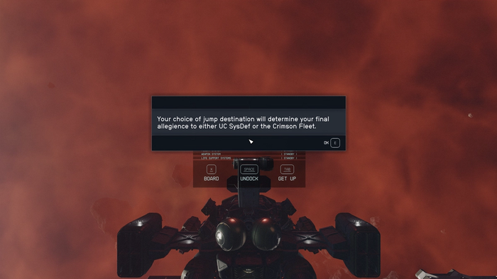 starfield eye of the storm crimson fleet or uc sysdef decision