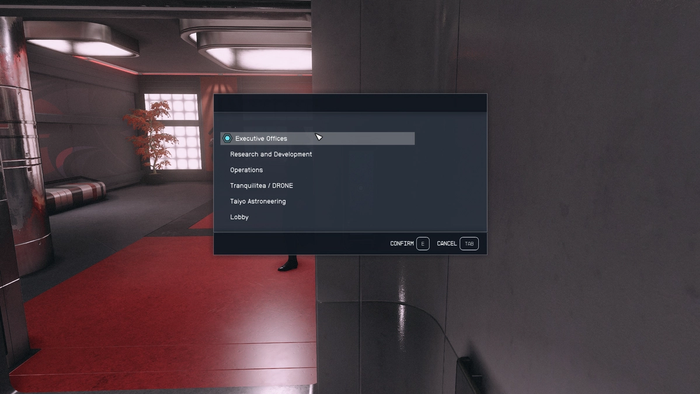starfield top secret executive floor elevator