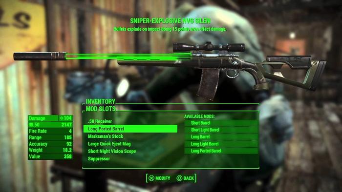 fallout 4 weapon statistics