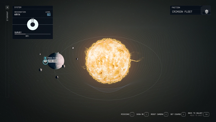 Starfield Rook Meets King the key in the kryx star system