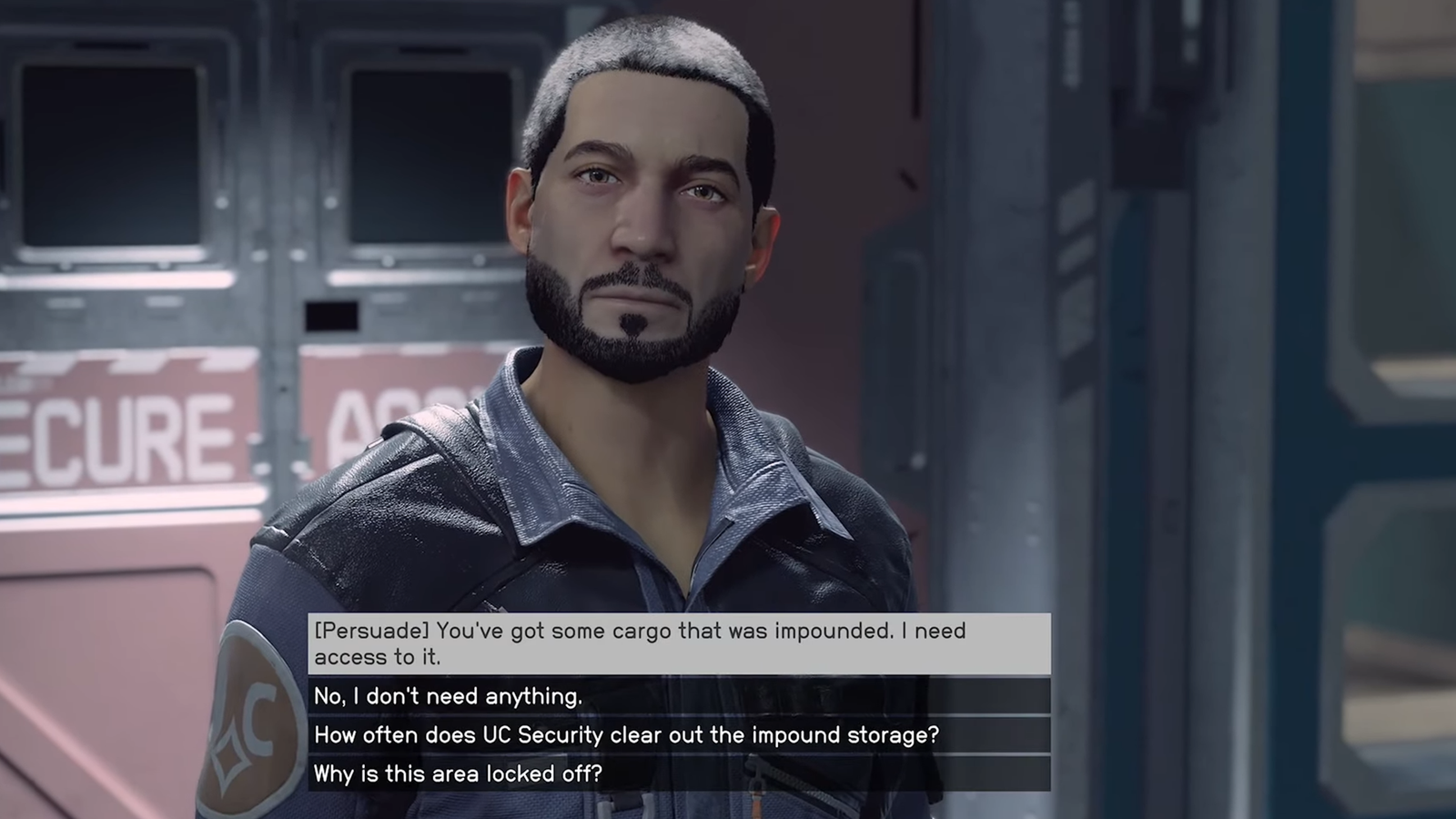 starfield NPC persuasion dialogue option