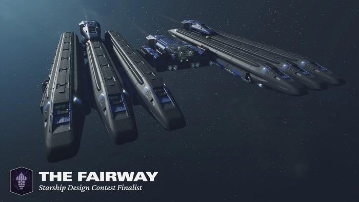 image of a black spaceship