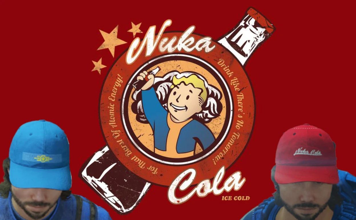 nuka cola and vault tec caps