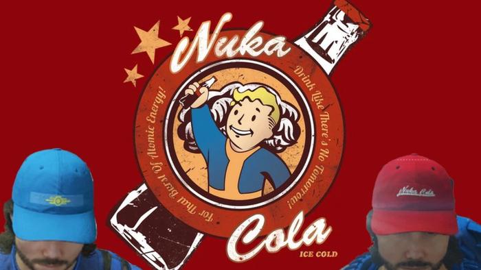nuka cola and vault tec caps