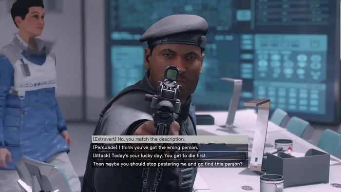 starfield funny extrovert dialogue option