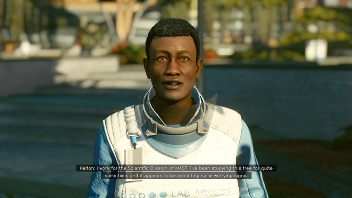 starfield a tree grows in new atlantis speak to kelton